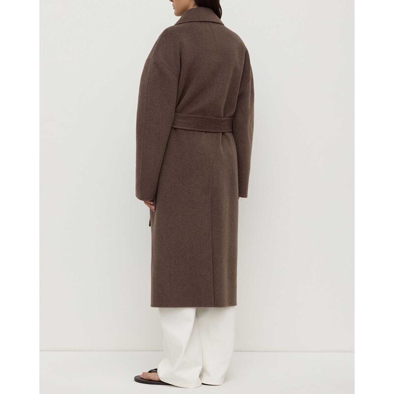 Assembly Label Ivy Wool Coat Cocoa Marle image number 1